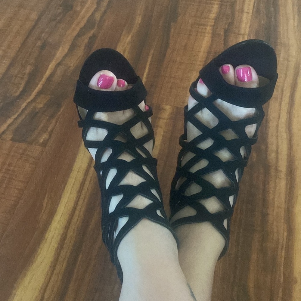 Black heels